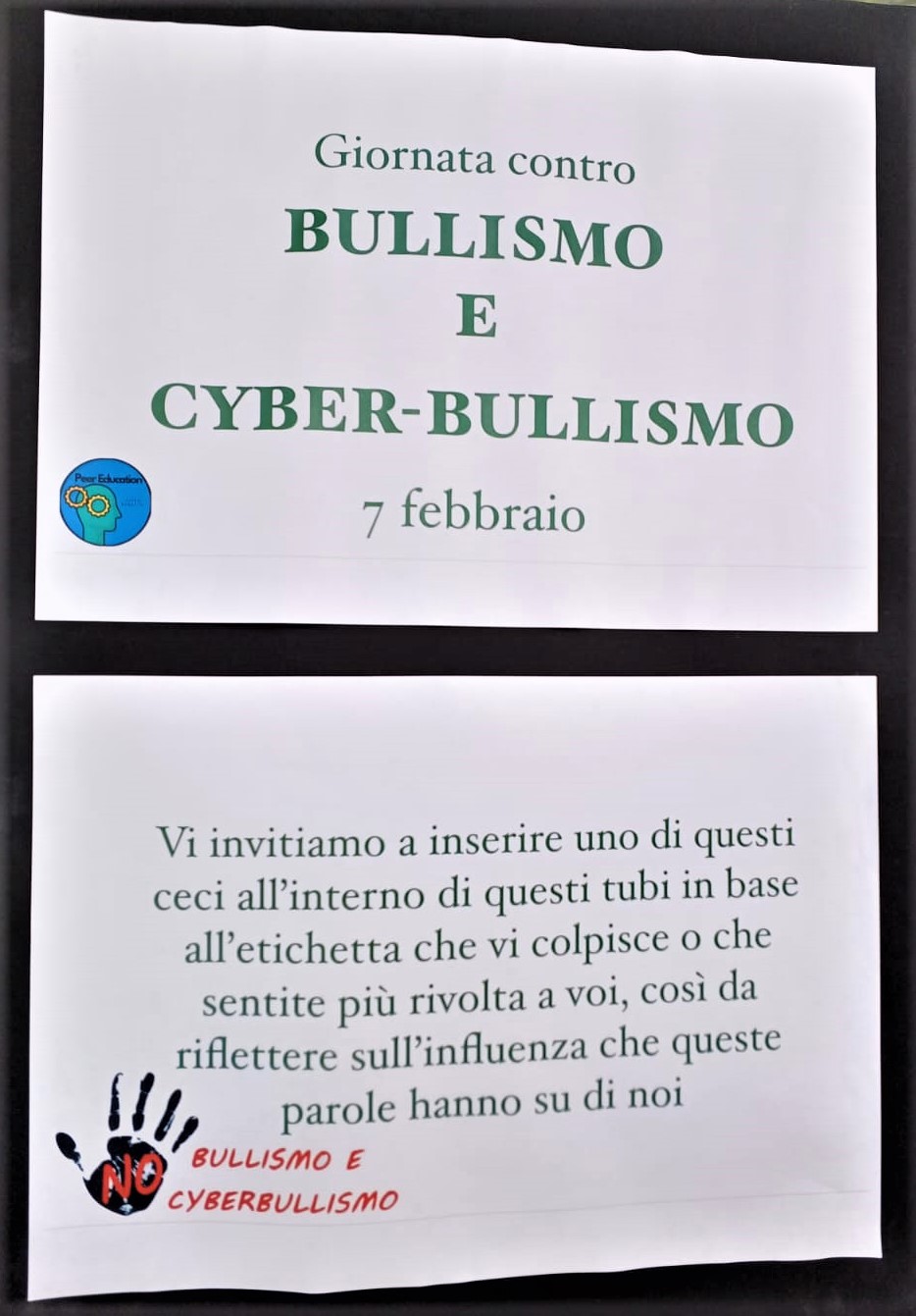 Poster Be Social Cyberbullismo
